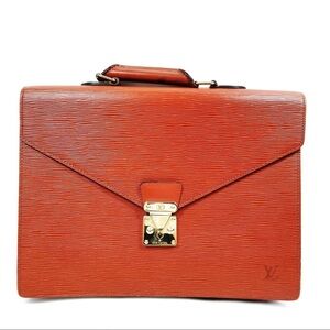 Louis Vuitton Brown Epi Leather Serviette Counseiller Briefcase
